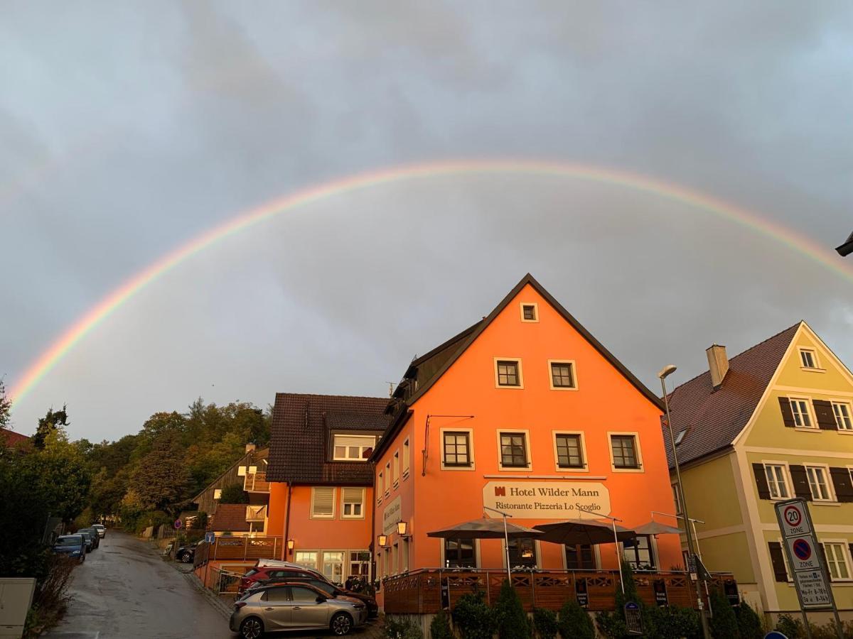 Hotel Wilder Mann Feuchtwangen Exterior foto